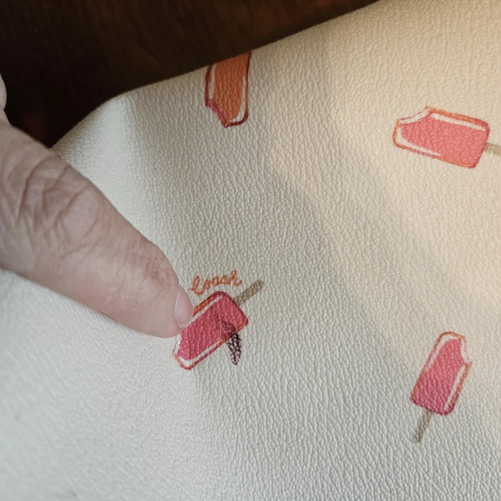 Coach City Tote White and Pink Popsicle Tote Bag - Picture 13 of 13